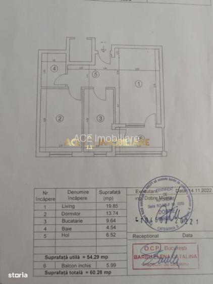 2 Camere de vanzare | Berceni | Metrou | Centrala | Bloc 2022 | Etaj 1/6 - 12