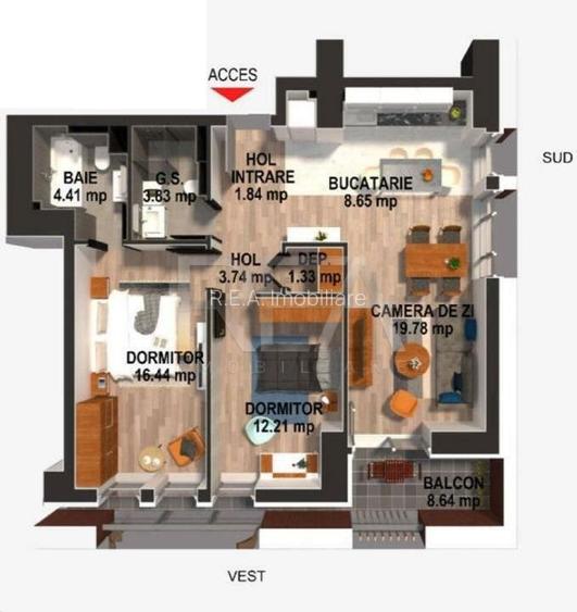 3 Camere + Parcare Subterana | Moghioros Park Residence - 14