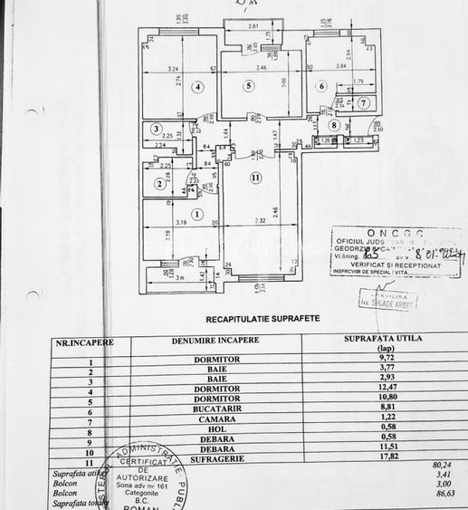 Ultracentral | Apartament 4 camere | 86 mp | Complet renovat | Mobilat și utilat - 1