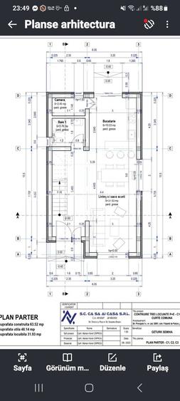 Teren 1000 mp cu Autorizatie valabila de Construire pentru 3 Case P+1 - 6