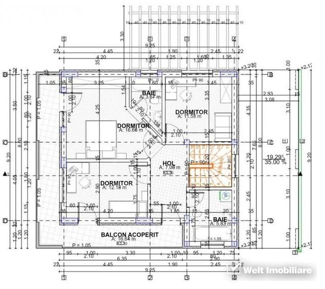 Case individuale, 120 mp, utilitati, semifinisate, Dezmir - 5