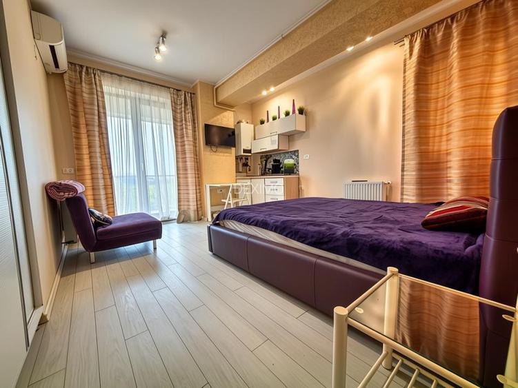 OCAZIE! MAMAIA-SUMMERLAND STUDIO MOBILAT SI UTILAT MODERN VEDERE CATRE MARE - 5