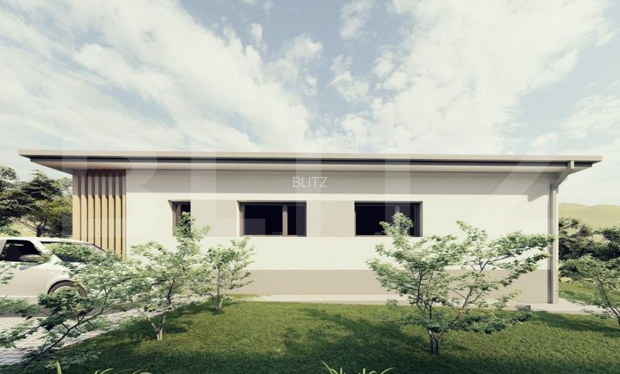 Casa semifinisata pe un nivel, 600mp teren - 6