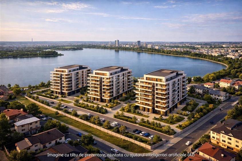 Teren 3771 mp,zona Lacul Morii, Vedere catre lac - 4