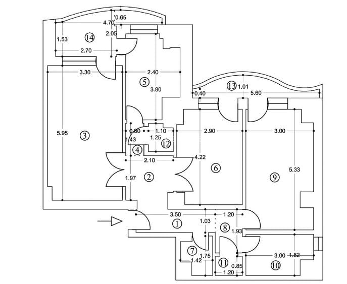 Apartament 3 camere, et.2, Bd. Unirii 59 stradal (Banca Transilvania), Sector 3 - 11