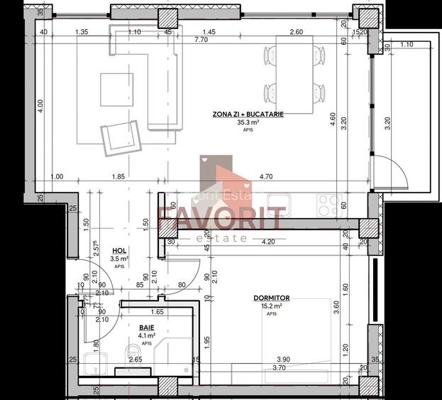 COMISION 0% .  Mobilat si utilat. Loc de parcare - 13
