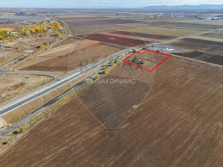 Teren intravilan 13.482 mp pe Centura Nord Arad, front 188 m - 4