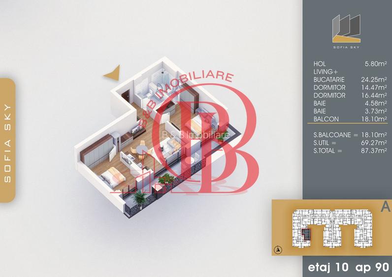 7min Metrou N Teclu 3 camere Mutare Rapida Th. Pallady - 2