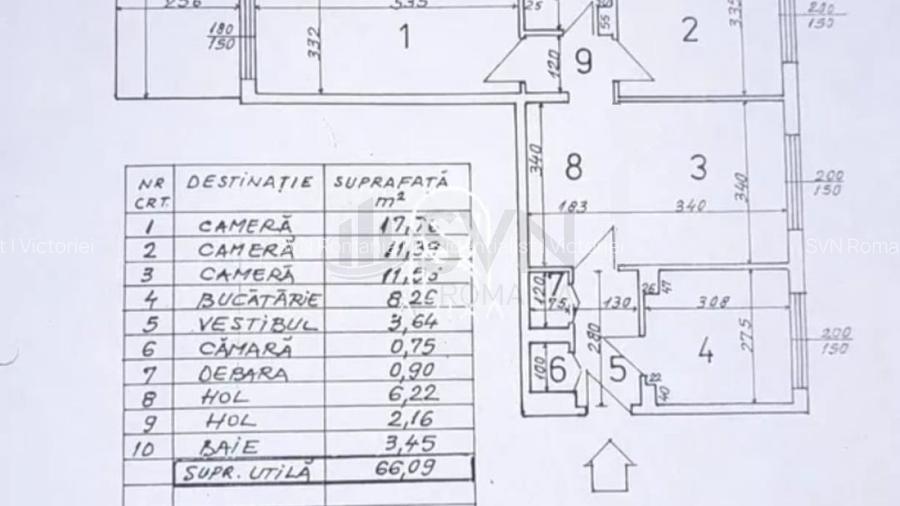 REA1023962 Apartament 3 camere renovat Piata Delfinului - 14
