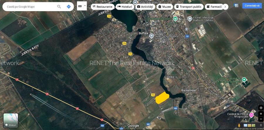 Teren pentru proiect de case in Buftea, cu deschidere la lacul Buciumeni - 10