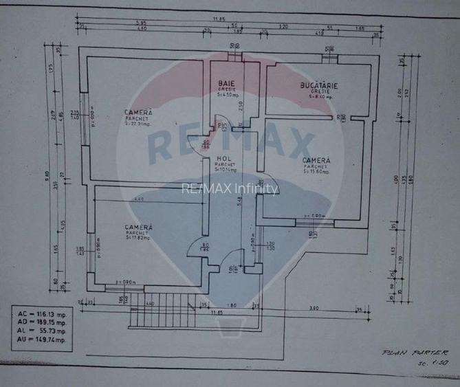 Casă / Vilă cu 4 camere de închiriat în zona Andrei Muresanu - 1