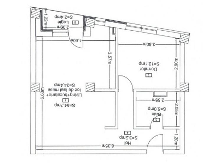 Apartament 2 camere, 55mp, bloc nou, zona Corneliu Coposu - 5
