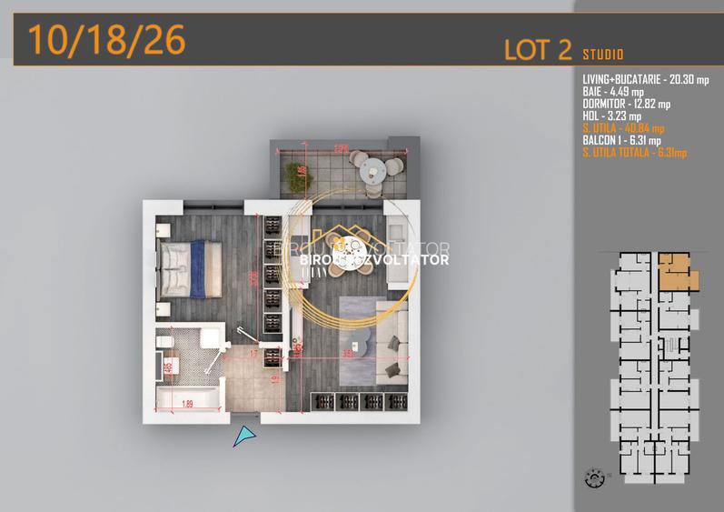 Modern|Investitie|Avans mic|Direct dezoltator Pallady metrou Teclu - 2