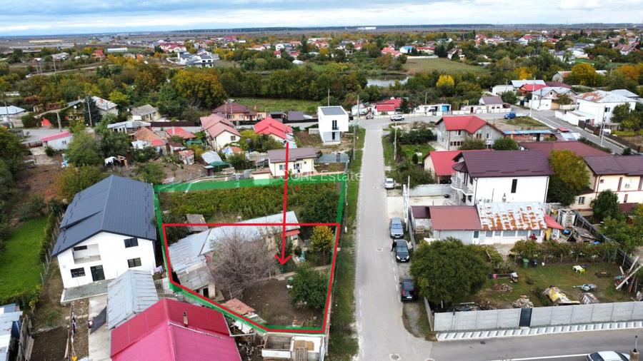 Teren de vanzare 1000mp in Stefanestii de Jos, la sosea si cu utilitati - 2