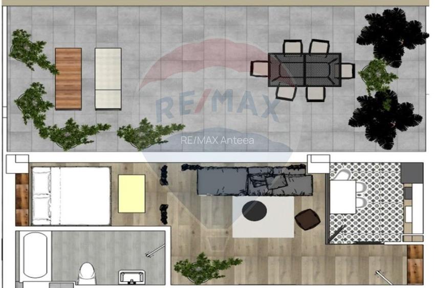 Apartament lux cu 2 camere și terasă generoasă 50 mp Pipera - 18