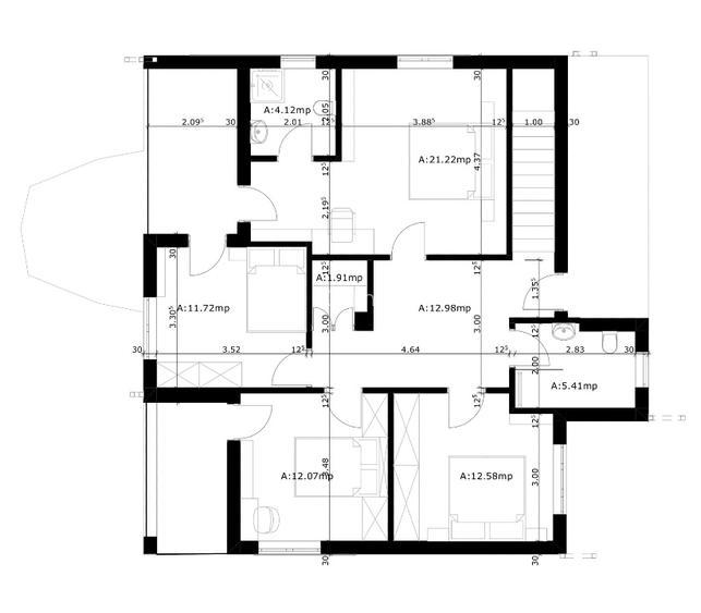 Vilă mediteraneană în Nojorid | 273mp | 5 dormitoare | Teren 652mp - 3