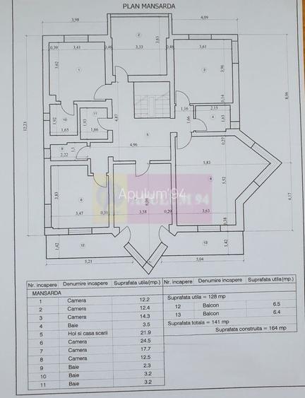 Vila de vanzare  cu 13 camere in Busteni (camin pentru seniori) - 56