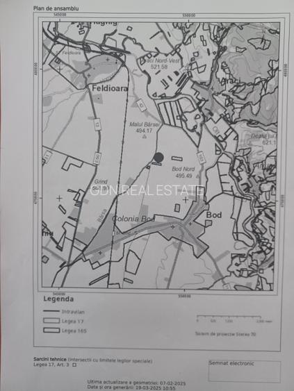 De vanzare teren extravilan BOD SAT - 2