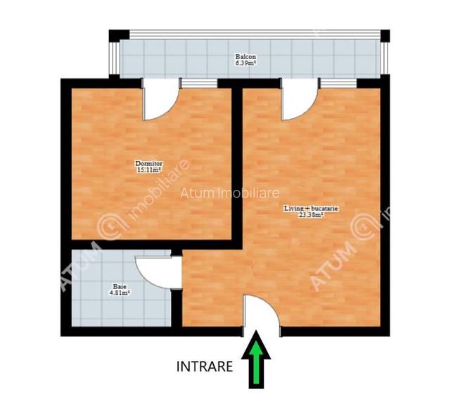 Apartament 2 camere balcon loc parcare in zona Balanta din Sibiu - 4