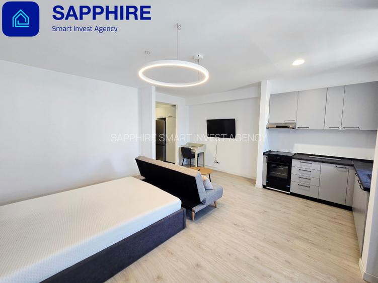 Garsonieră de închiriat Residence 5 Pipera, prima închiriere, mobilat și utilat - 7