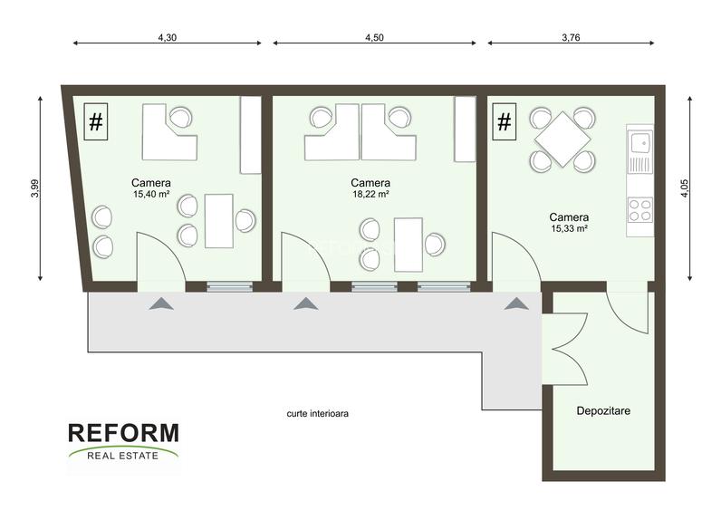 De vânzare – Casă ultracentrală, Str Motilor | 3 camere - 3