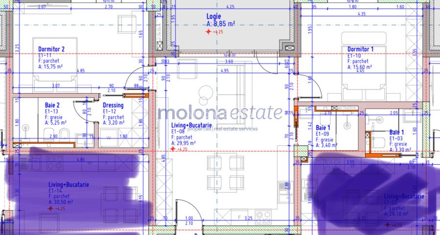 Apartament 3 camere, semifinisat – Semicentral, langa NTT Data, Cluj-Napoca - 2