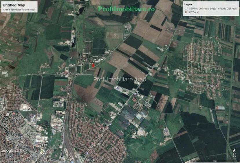 Teren construibil 3.500 mp cu acces din sosea spre Retim fost Polaris Arad - 5
