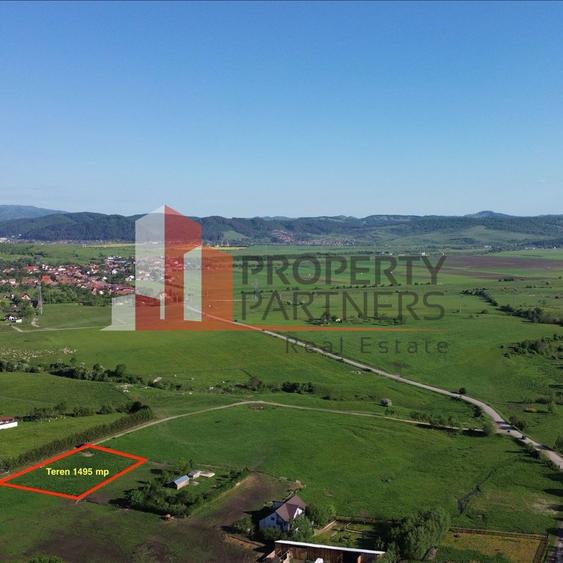 Teren intravilan 1.495 mp | Bran- Tohanu Nou | Vedere Bucegi | Deschidere 45 m