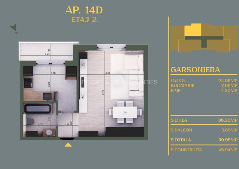 Garsoniera I Rate Direct La Dezvoltator Pe 5 Ani - 11