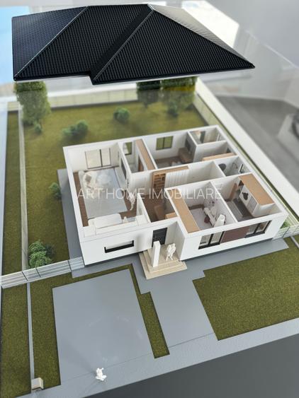 CASA INDIVIDUALA PE PARTER, CURTE 510 MP, PARCARE, SOS PIPERA-TUNARI - 2