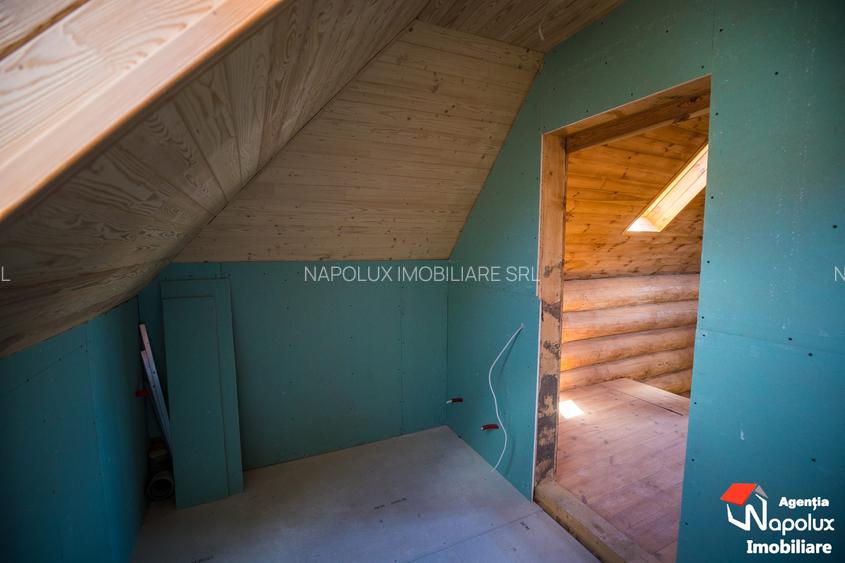 Exclusivitate! Casa din busteni intregi in Chinteni - 4