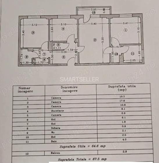 Apartament 3 camere cu 2 bai II Iancului-Pantelimon II Mega Mall! - 1