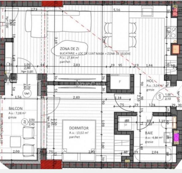 Apartament de 2 camere, Finisat, zona BMW, Floresti - 7