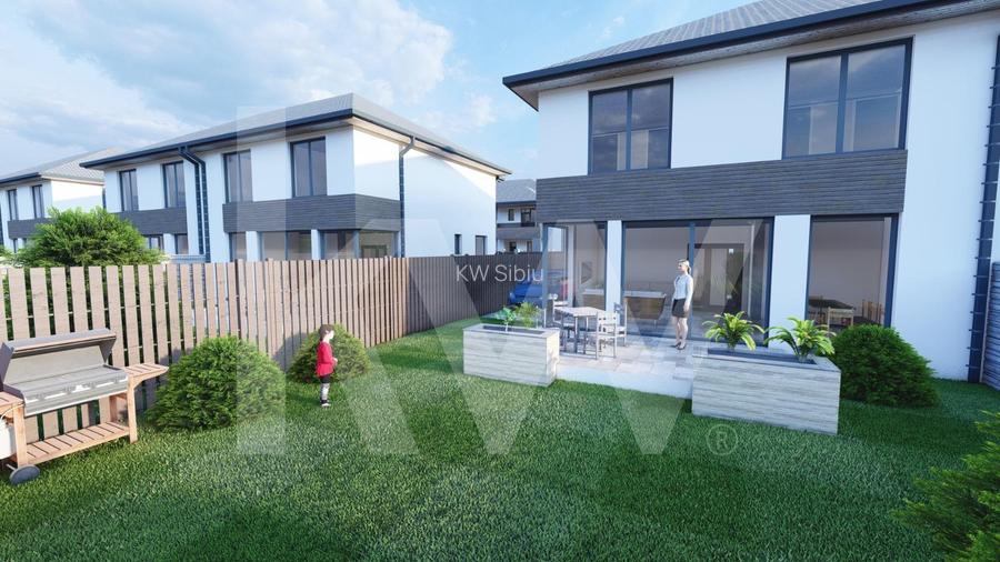 Casa 4 camere 3 bai singur in curte zona Selimbar Sibiu de vanzare - 5