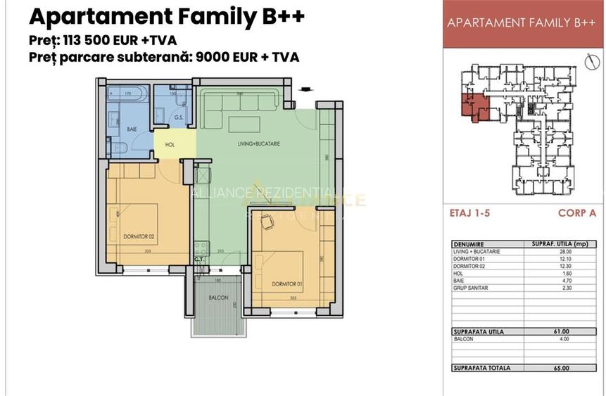 Metrou Berceni la 7 minute, 3 camere, bloc nou - 16