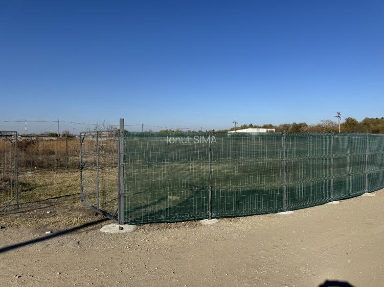 Teren 2117 mp Clinceni Bragadiru – lângă A0 – împrejmuit, utilități + container - 7