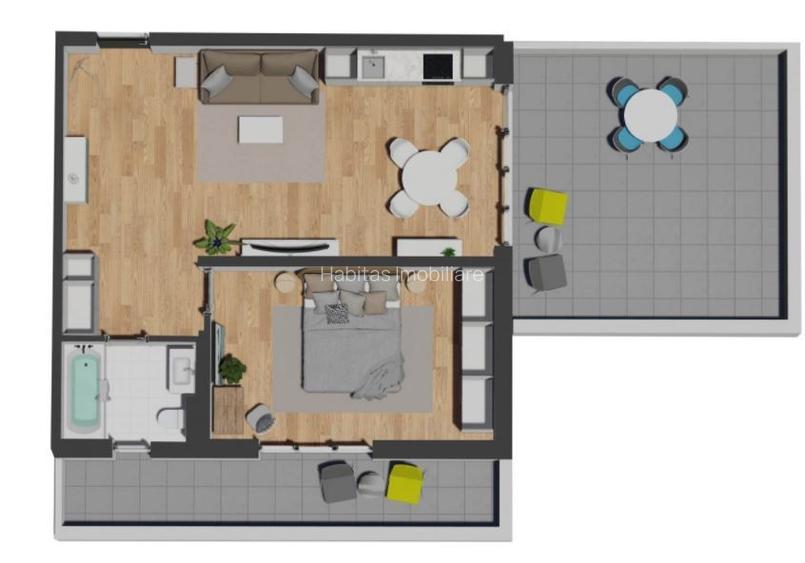 Apartament cu 2, camere, zona Vivo, parcari subterane - 33