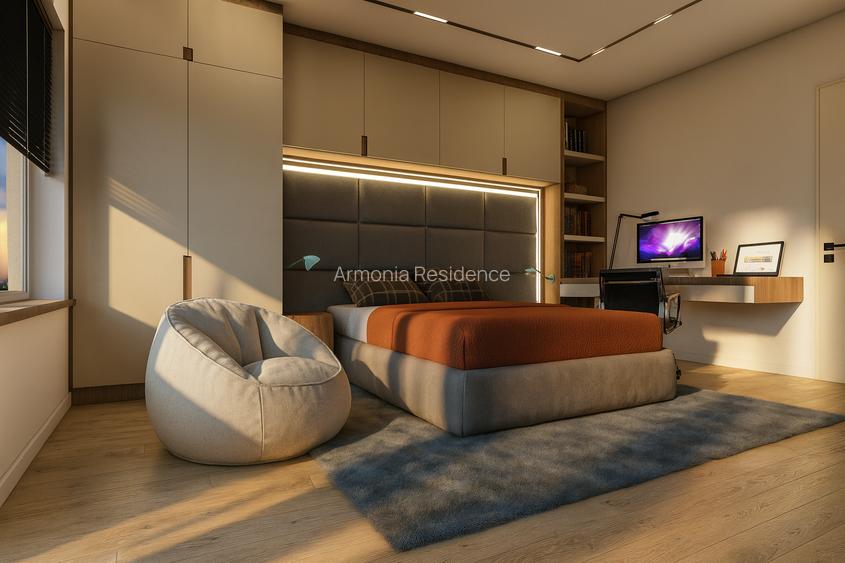 Apartament 1 Camera- Mall Coresi - ARMONIA RESIDENCE - 11