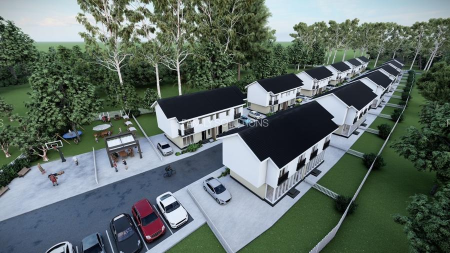 Ocazie! Case P+1+Pod. 4 cam. Util 100mp. Teren 200mp. Complex inchis - 28