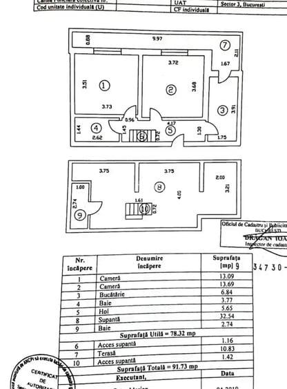 Apartament 3 camere tip duplex Metrou 1 Decembrie - 9