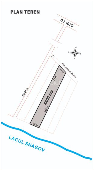 Vanzare teren 4400 mp Snagov - Gruiu, cu deschidere la lacul Snagov - 10