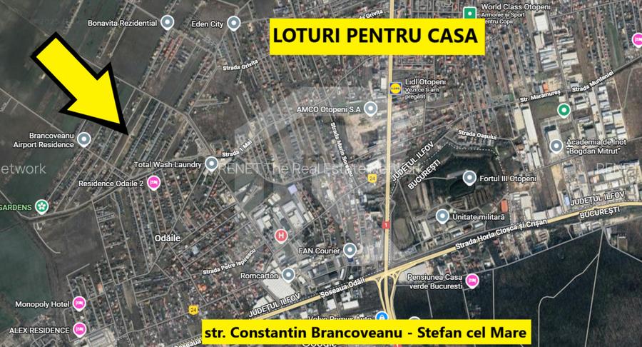 Otopeni - Loturi pentru case - Str. Constantin Brancoveanu - 0% COMISION - 10