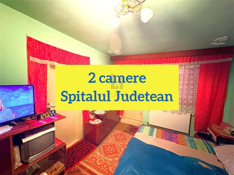 Apartament 2 camere, centrala proprie, Spitalul Judetean