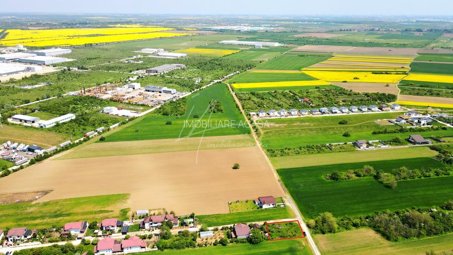 Teren intravilan in zona rezidentiala, la 1 km de A0 si A1 - 32