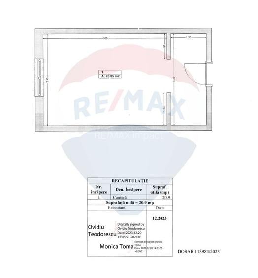 Garsoniera renovata de vanzare strada Mizil zona Trapezului Salajan - 5