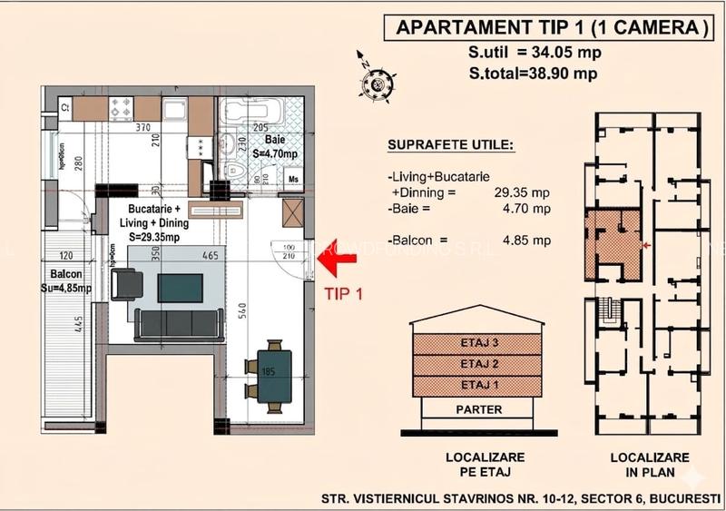 Nou! Garsoniera Neofort 49 Metrou Piata Gorjului Parcul Liniei - Oferta Limitata - 31