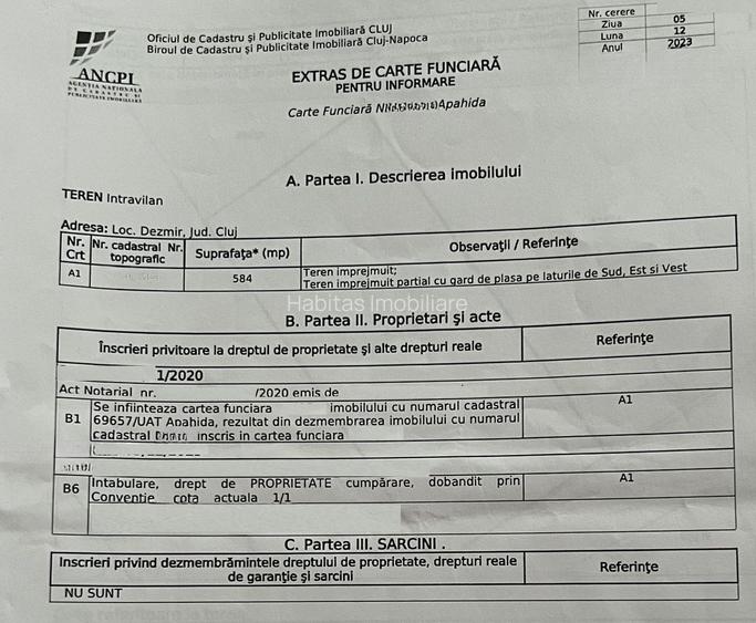 Teren cu toate utilitatile 584 mp, Dezmir zona str Criseni - 4