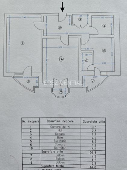 Apartament 2 camere – Decebal - Piata muncii - 7