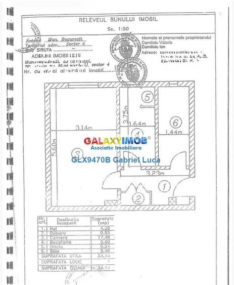 Garsoniera decomandata 34mp | Birou - Cabinet | Metrou PIata Sudului | - 5