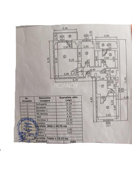 ROANDY-Apartament 3 camere spatios zoma Republicii-Catedrala - 9